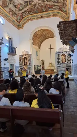 Foto 5 de 15 — Escola Municipal Rotary Francisco Edwar de Aguiar, Associação Pestalozzi PB, Alunos da Pós graduação em Artes Visuais UFPB/UFPE e Curso de Guia de Turismo do Paraíbatec
