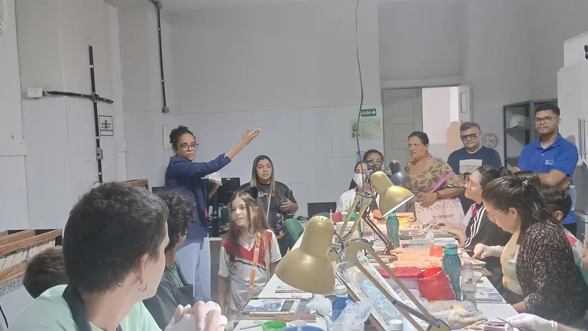 Foto 7 de 7 — Visita dos alunos da Escola Municipal Deputado Joacil de Brito Pereira