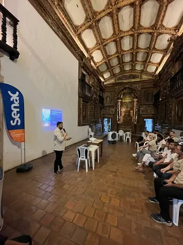 Foto 1 de 3 — Palestra: Excelência em Atendimento no Turismo, Ministrado pelo SENAC