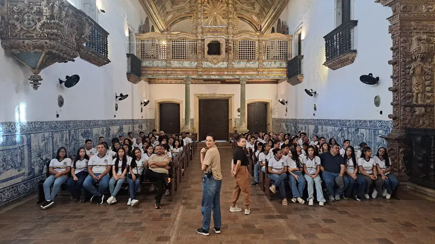 Foto 3 de 3 — Visita da EREM Jornalista Jader de Andrade - 13 de maio de 2026