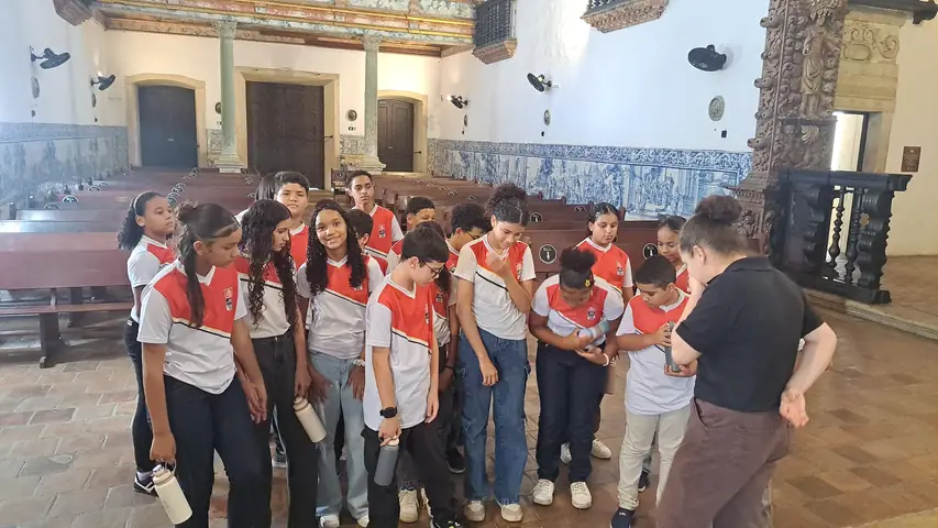 Foto 2 de 3 — Visita da Escola Municipal Monsenhor Odilon Cantinho - 19 de maio de 2026