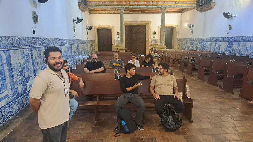 Foto 2 de 2 — Visita da Universidade Federal da Paraíba (UFPB) - Curso de Artes Musicais - 30 de maio de 2026