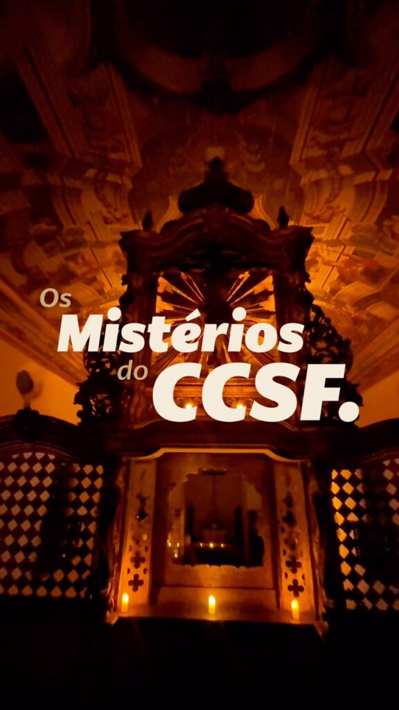 Primeira noite pública de Os Mistérios do CCSF no Centro Cultural São Francisco.